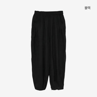 [4 colors] Creton Banding Balloon Pants