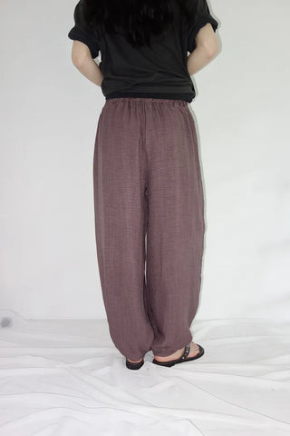 [4 colors] Creton Banding Balloon Pants