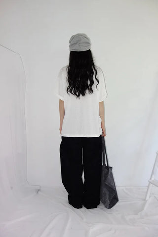[2 colors] Doc Overfit Print Short Sleeve T-Shirt
