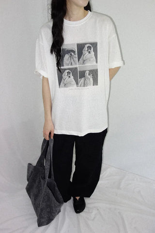 [2 colors] Doc Overfit Print Short Sleeve T-Shirt