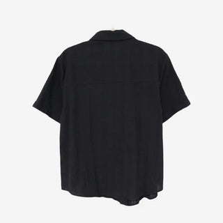 [2 colors] Beach Punching Loose Fit Short Sleeve Shirt
