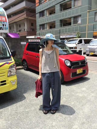 [3 colors] Tomac Straight Wide Pants