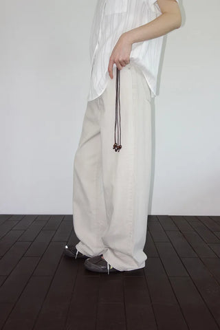 [3 colors] Tomac Straight Wide Pants