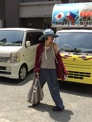 [3 colors] Tomac Straight Wide Pants