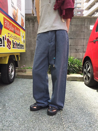 [3 colors] Tomac Straight Wide Pants