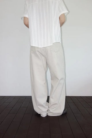 [3 colors] Tomac Straight Wide Pants
