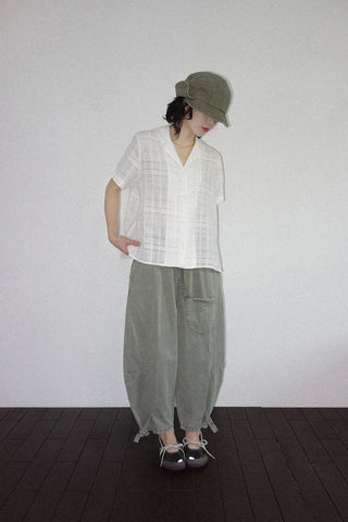Shoji Pigment Banding Balloon Pants