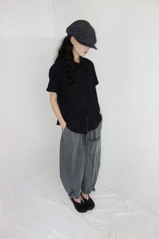 Shoji Pigment Banding Balloon Pants