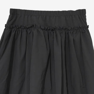 [3 colors] Bath Rock Frill Pumpkin Long Skirt