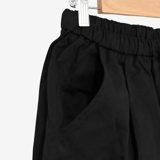 [2 colors] 7-part banded Bermuda shorts