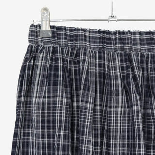 [3 colors] Haron check frill mini skirt