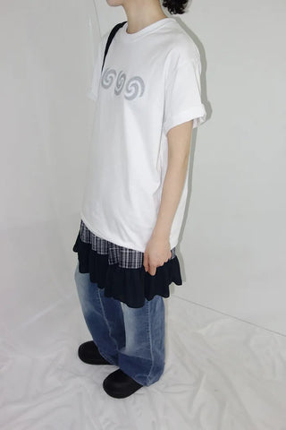 [4 colors] Denim Banding Bootcut Pants