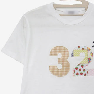 [2 colors] Toddy's Embroidery Patch Short-Sleeve T-Shirt