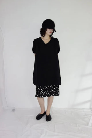 [2 colors] Tutu Lace Pintuck Dress