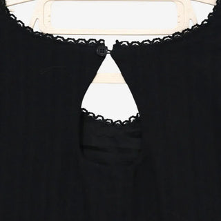 [2 colors] Tutu Lace Pintuck Dress