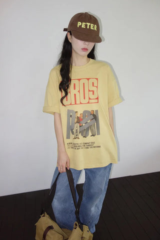 [2 colors] Brosprint Overfit Short Sleeve T-Shirt