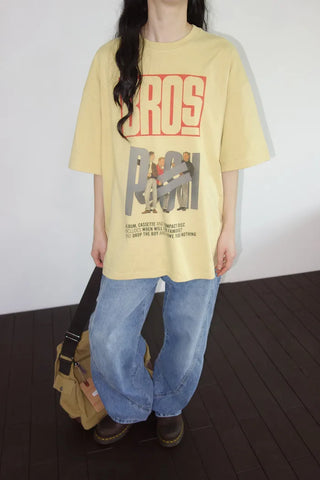 [2 colors] Brosprint Overfit Short Sleeve T-Shirt