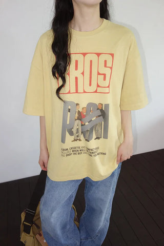 [2 colors] Brosprint Overfit Short Sleeve T-Shirt