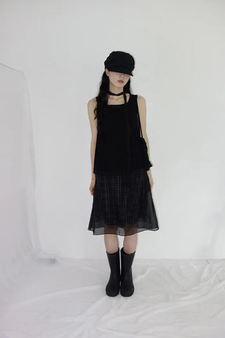[3 colors] Search Layered Dot Sleeveless
