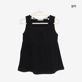 [3 colors] Search Layered Dot Sleeveless