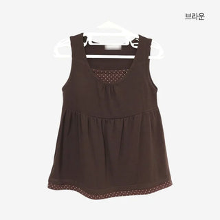 [3 colors] Search Layered Dot Sleeveless