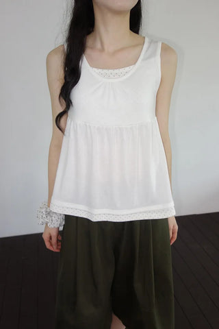 [3 colors] Search Layered Dot Sleeveless