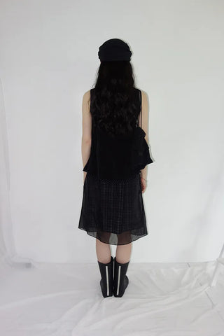 [3 colors] Search Layered Dot Sleeveless