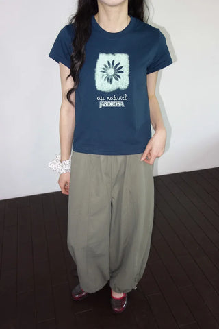 [3 colors] Yacht Bass Rock Banding Wide Pants