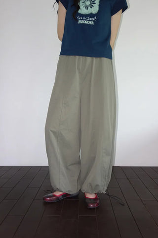 [3 colors] Yacht Bass Rock Banding Wide Pants