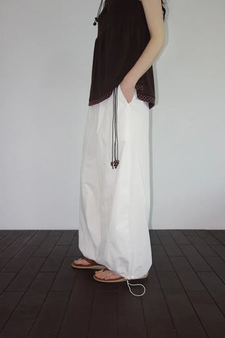 [3 colors] Yacht Bass Rock Banding Wide Pants