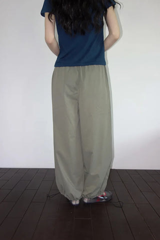 [3 colors] Yacht Bass Rock Banding Wide Pants