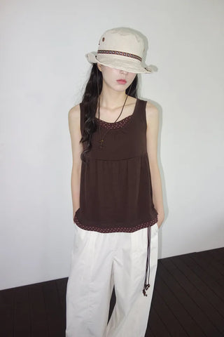 [3 colors] Yacht Bass Rock Banding Wide Pants