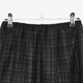 [3 colors] Ant Check Layered Midi Skirt