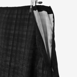 [3 colors] Ant Check Layered Midi Skirt