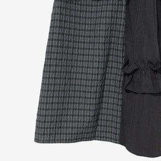 [2 colors] Rimatsu Check Ankle Frill Skirt