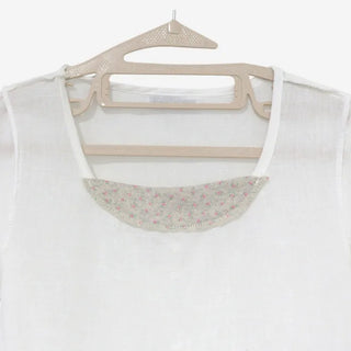 [2 colors] Elvina Linen Pocket Long Short Sleeve T-Shirt