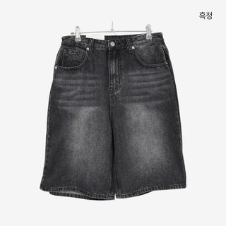 [3 colors] Nemoba Pintuck Denim Bermuda Pants