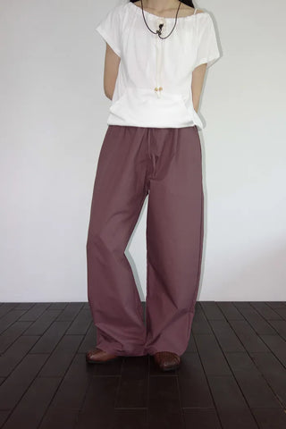[3 colors] Nick Vivid Cotton Wide Pants