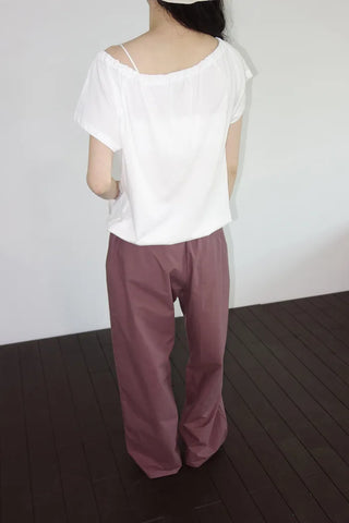 [3 colors] Nick Vivid Cotton Wide Pants