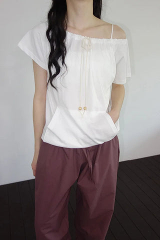 [3 colors] Nick Vivid Cotton Wide Pants