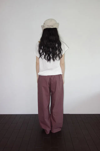 [3 colors] Nick Vivid Cotton Wide Pants