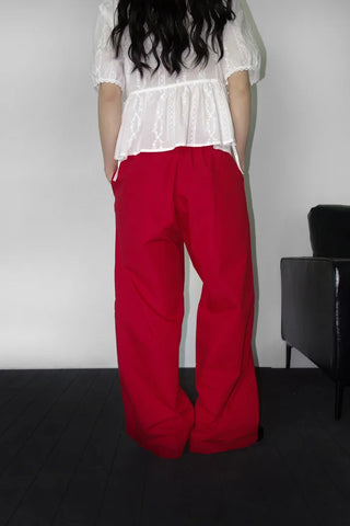 [3 colors] Nick Vivid Cotton Wide Pants