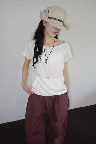 [3 colors] Nick Vivid Cotton Wide Pants
