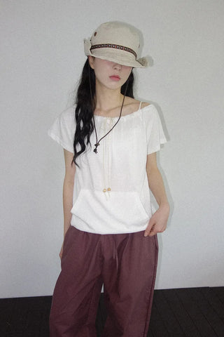 [3 colors] Nick Vivid Cotton Wide Pants