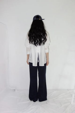 [4 colors][Selectable length] Air-cooled bootcut pants