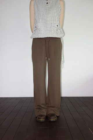 [4 colors][Selectable length] Air-cooled bootcut pants