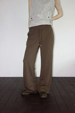 [4 colors][Selectable length] Air-cooled bootcut pants