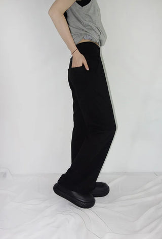 [4 colors][Selectable length] Air-cooled bootcut pants