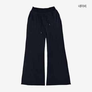 [4 colors][Selectable length] Air-cooled bootcut pants