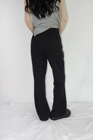 [4 colors][Selectable length] Air-cooled bootcut pants